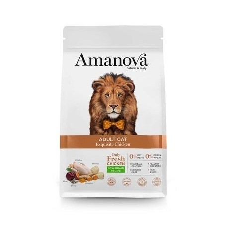 [BR_216365] Amanova Cat Adult Chicken Low Grain 1,5kg