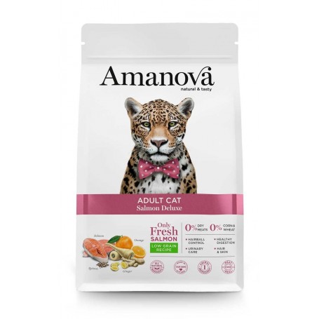 [BR_216368] Amanova Cat Adult Salmon Low Grain 6kg