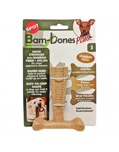 [8453] Spot Bam-Bones Plus Easy Grip Chicken Small