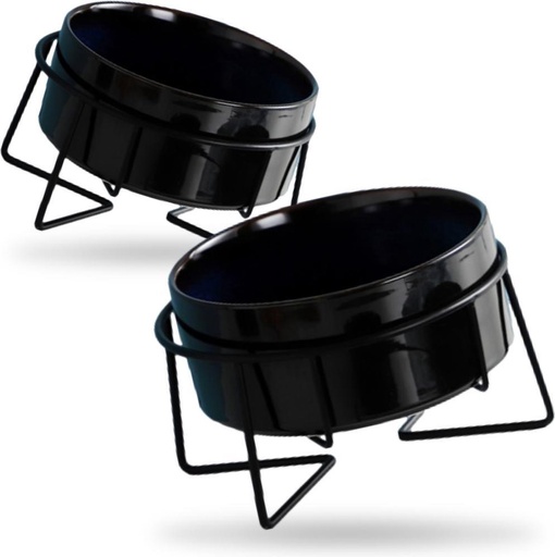 [BR_216533] Reserve keramische voer/waterbak 15 cm blauw