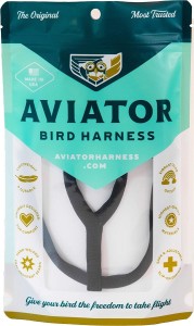 [BR_216578] Aviator Large Vogeltuigje Zwart
