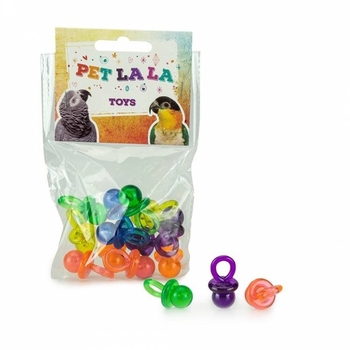 [BR_216581] Petlala Papegaaien Speentjes 12 stuks