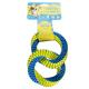 [BR_216685] Supa` nylon double hoop 20x13cm blauw/geel