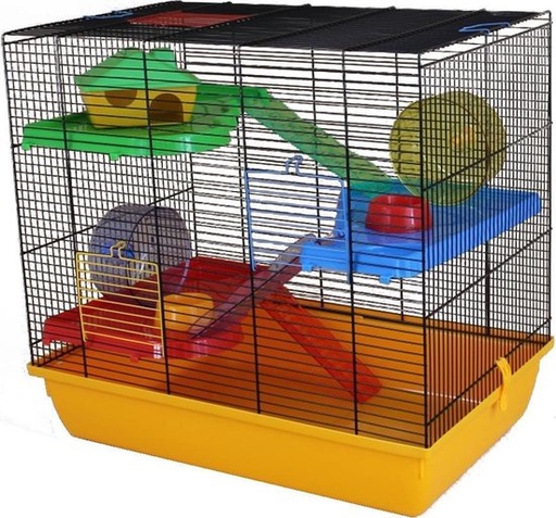 [BR_216699] KOOI TEDDY 2 GIGANT 58x38x55cm geel/zwart
