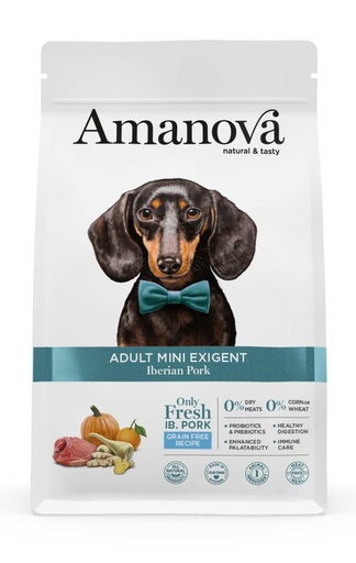 [AMJ70NP02 ] Amanova GF Adult Mini Exigent Iberian Pork 2kg