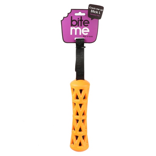 [BR_217094] # Crack me up - stick S - 36x4,8x4,8cm oranje/zwart