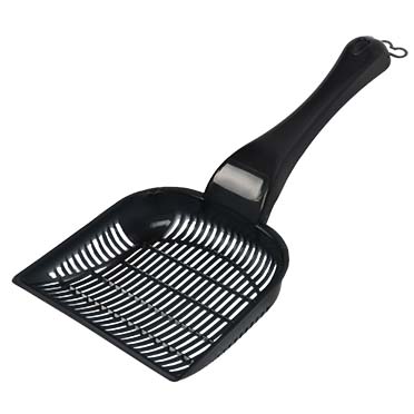 [442/467114] Compact cat litter scoop 26x10,5cm zwart