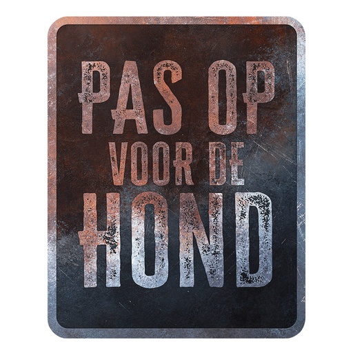[BR_217149] Waarschuwingsbord General 4 nl 25x20x0,3cm Meerkleurig