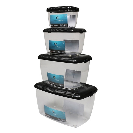 [BR_217157] Pet Keeper dierenbox M - 24,5x17x17cm zwart