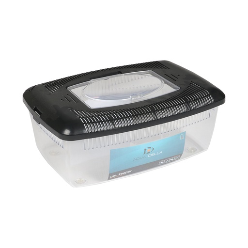 [201/189405] Pet Keeper dierenbox Low L - 39x25x16,5cm zwart
