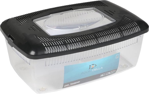 [BR_217161] Pet Keeper dierenbox Low XL - 48x31x18cm zwart