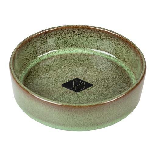 [BR_217170] JASPER KAT EET- & DRINKKOM GREEN 200ml - 13,5cm groen