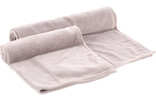 [BR_217254] FLEECE DEKEN NARDO BEIGE 100x150CM