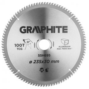 [BR_217322] Blad 235mm, Asgat 30mm, Tanden 100, Dikte 2,0mm, Zaagdikte 2,8mm, Geometry TCG,