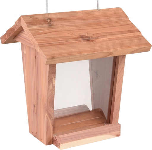 [BR_223994] # VOEDERSILO ZADEN ALVAR CEDERHOUT 17x16x19CM
