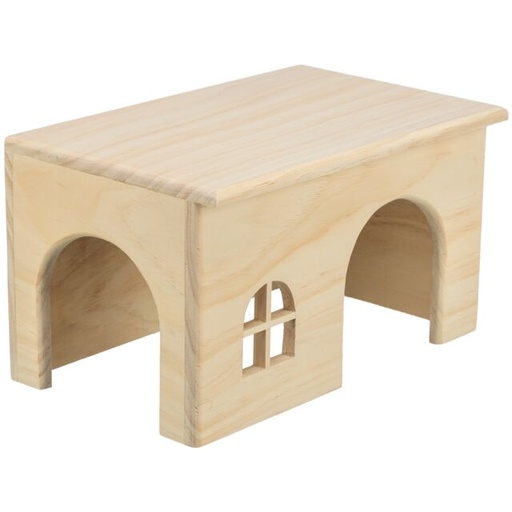 [61262] Huis, spijkervrij, hamster, hout, 28×16×18 cm