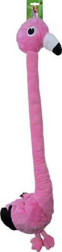 [020 5506] Flamingo langnek XXL met piep 85cm