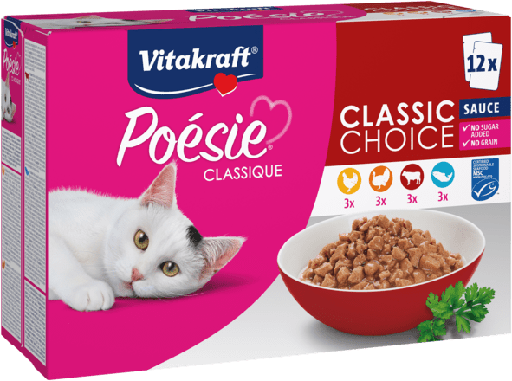 [58978] Vitakraft Poesie classique, classic saus 12x85 gramm