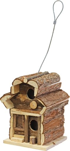 [BR_224562] Broedhuis 'natural' rond dak hangbaar, 21 cm