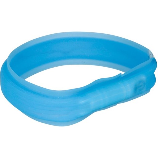 [12671] Flash light band USB, M/L: 50 cm/30 mm, blue