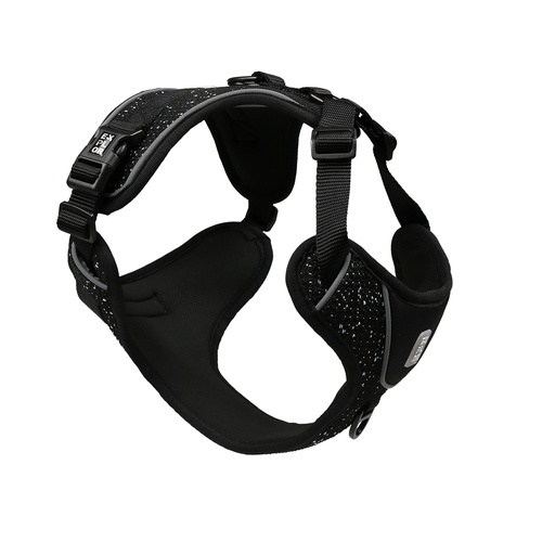 [BR_224692] Ultimate Fit No-Pull harnas Fashion XL - 50-75cm - 97-120cm granite black