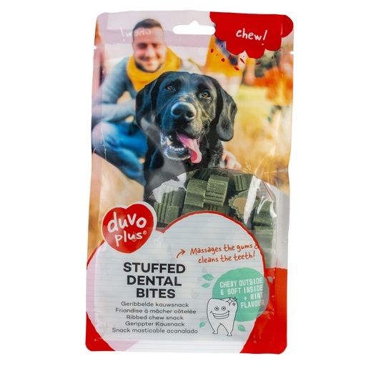[BR_224701] Chew! Gevulde dental bites 1cm - 140pcs -420g groen