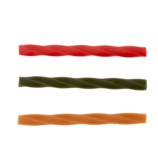 [10091] GARDEN BITES DENTAL TWISTERS SMALL ZAKJE 13cm - 28pcs gemengde kleuren