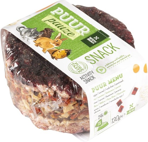 [BR_224760] PUUR PAUZE RIJSTSCHIJF GROENTEN 130g rood