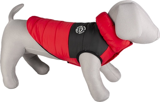 [14039] Hondenjas Puffer M - 50CM rood/zwart