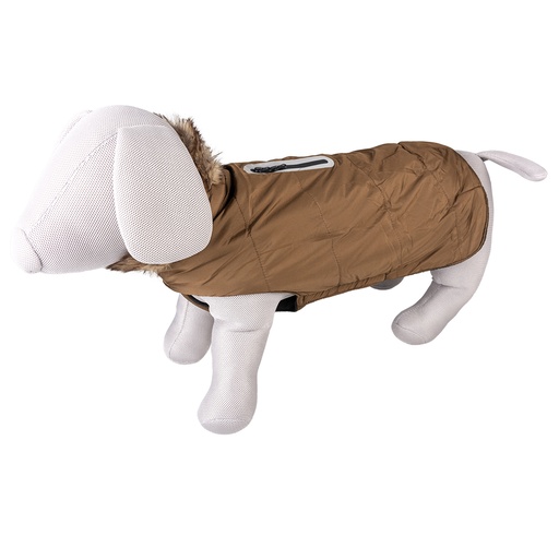 [14048] Hondenjas Fluffy kap S - 40CM Kaki