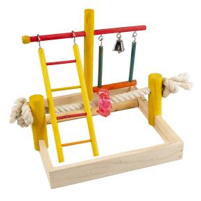 [BR_224895] Vogelspeeltuin Pino 22,5x22,5x20cm Meerkleurig