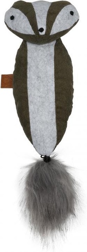 [BR_224899] Rocco trappelkussen Stinkdier 40x11cm groen