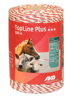 [449119] AKO Topline plus schrikdraad 3x0.30 Tricond, 300m