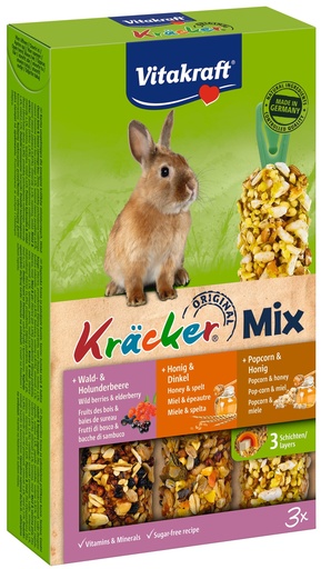 [25338] Vitakraft Konijnkracker Ho/Pop/Ac 3 in 1