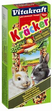 [BR_31705] Vitakraft Kräcker groente en bieten konijn 2in1