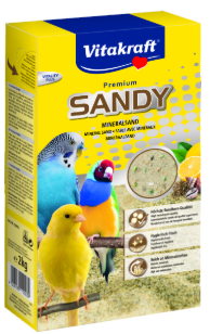 [BR_31749] Vitakraft Sandy zandhulsjes à 4 stuks voor zitstokjes parkiet/kanarie