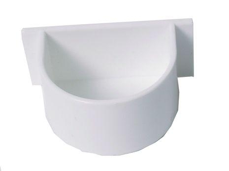 [010 8630] Papegaaiepot Plastic Wit