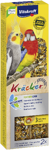 [21294] Vitakraft feather care-kräcker valkparkiet 2in1