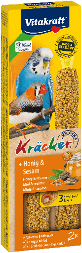 [21238] Vitakraft Parkietkracker Honing/Sesam 2 in 1