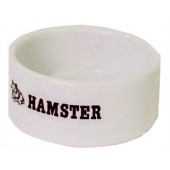 [020 3861] Hamster Eetbak Steen Wit 6cm