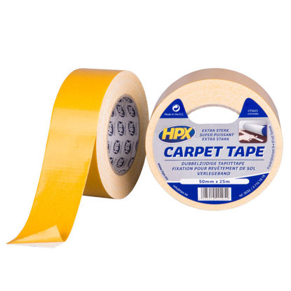 [DZ5025] Dubbelzijdig tapijttape -WIT- 50mm x 25m.