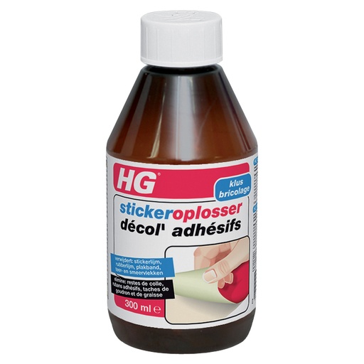 [160030100] HG STICKERVERWYDERAAR 0,3L