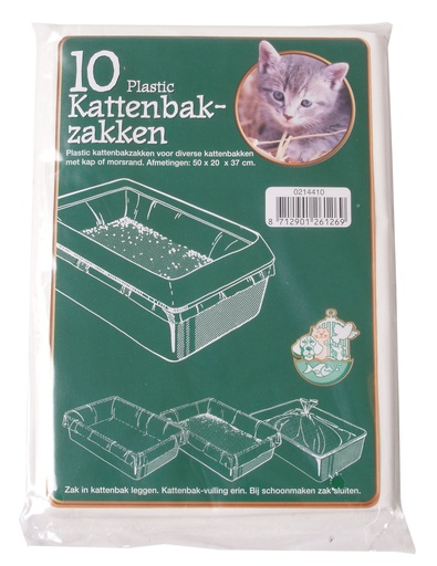 [021 4410] Kattenbak zakken 10 stuks