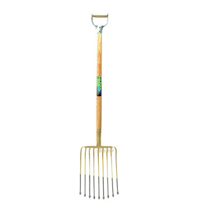 [BR_54627] Aardappelvork 9tds, dul, steel 95cm