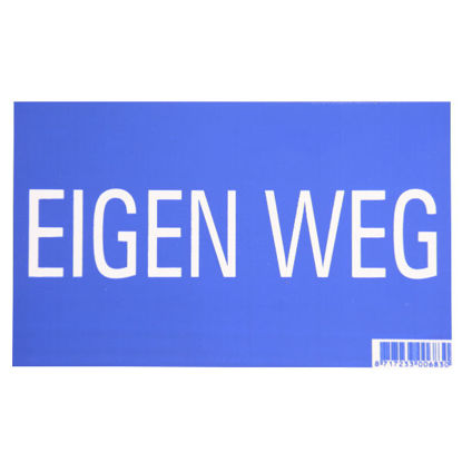 [BR_55025] EIGEN WEG KUNSTSTOF BORD