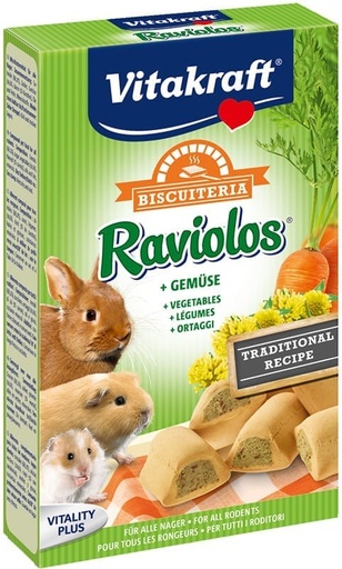 [25121] ! V* Vitakraft Raviolos knaagdier en konijn, 100 gr