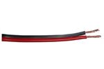 [BR_82226] Luidspr. 2x1,5 Rood/Zwart p. mtr
