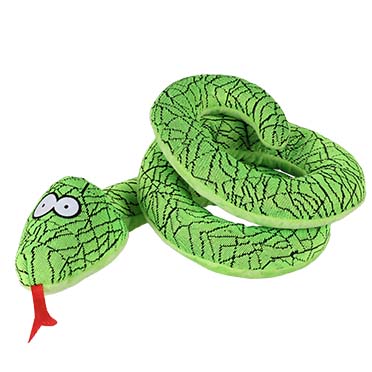 [BR_163506] Reggie Long toy snake 150cm groen/oranje