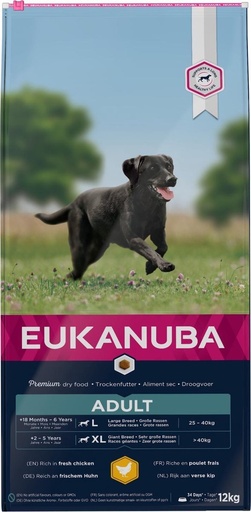 [BR_135002] # Eukanuba Adult Large Breed 12kg chkn