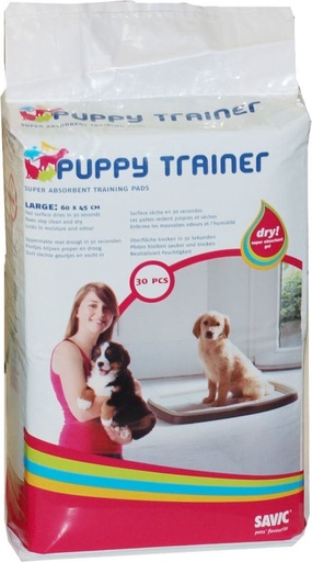 [020 8733] PUPPYTRAINER LARGE 60X45 CM PAK A 30 ST
